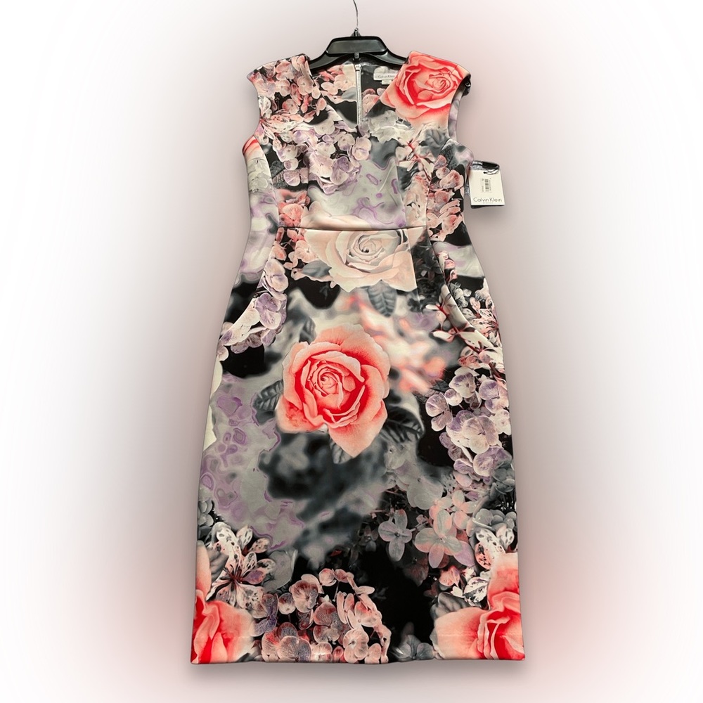 Calvin Klein Sleeveless Midi Dress Size 10